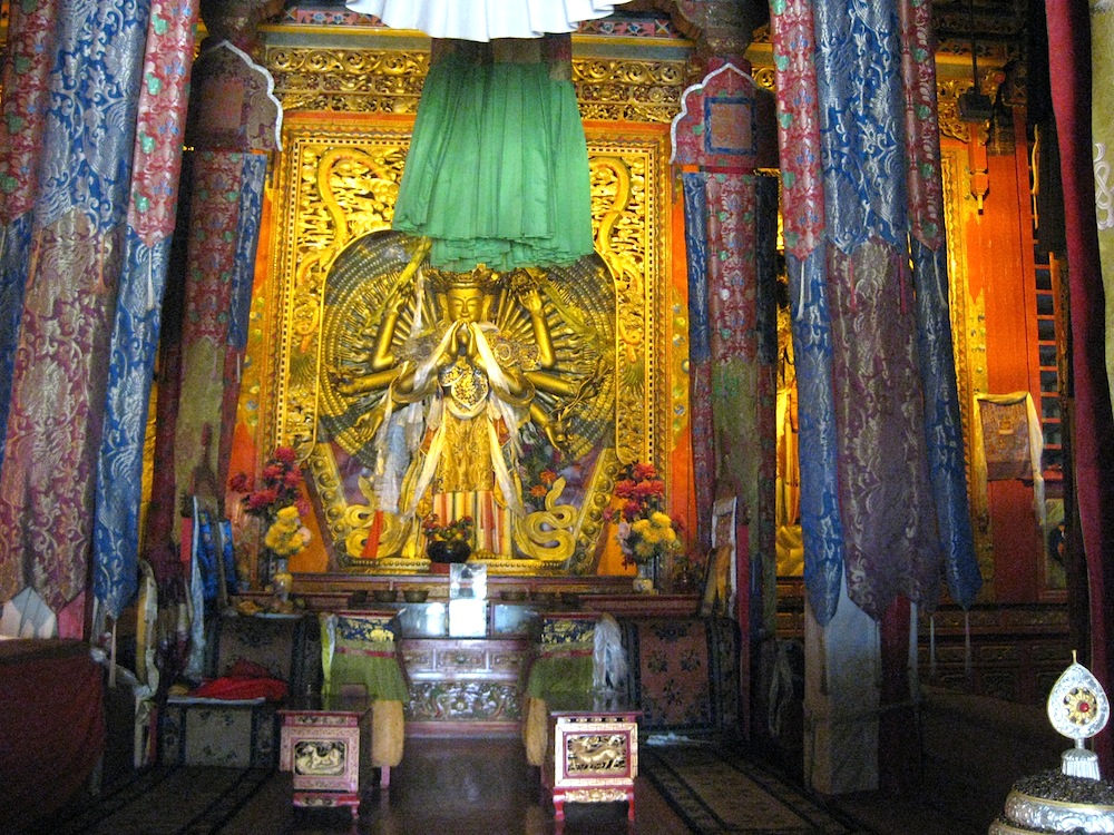 Inside Guishan Temple